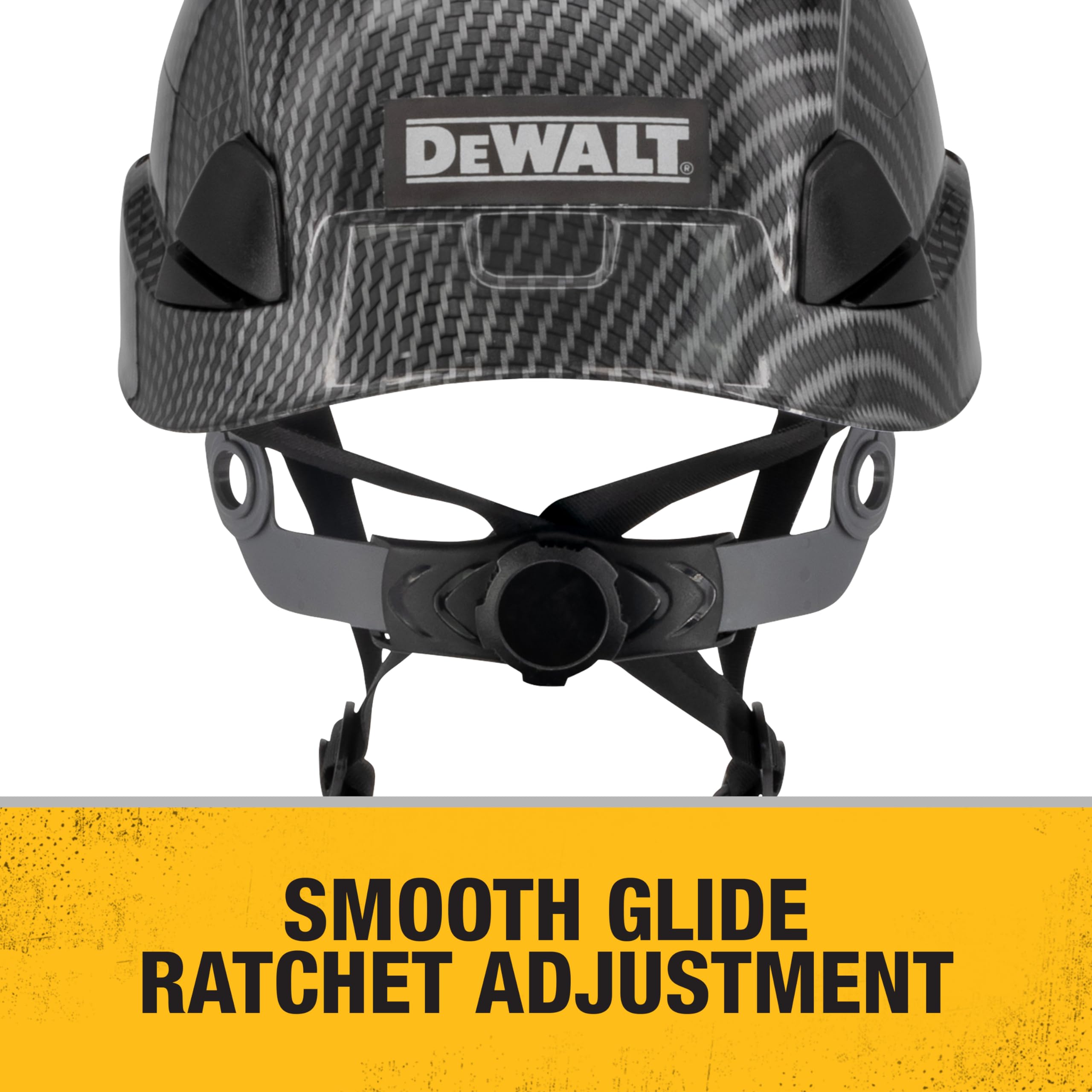 DEWALT Slate DPG22V Type II Class C 4-Point Ratcheting Vented Safety Helmet