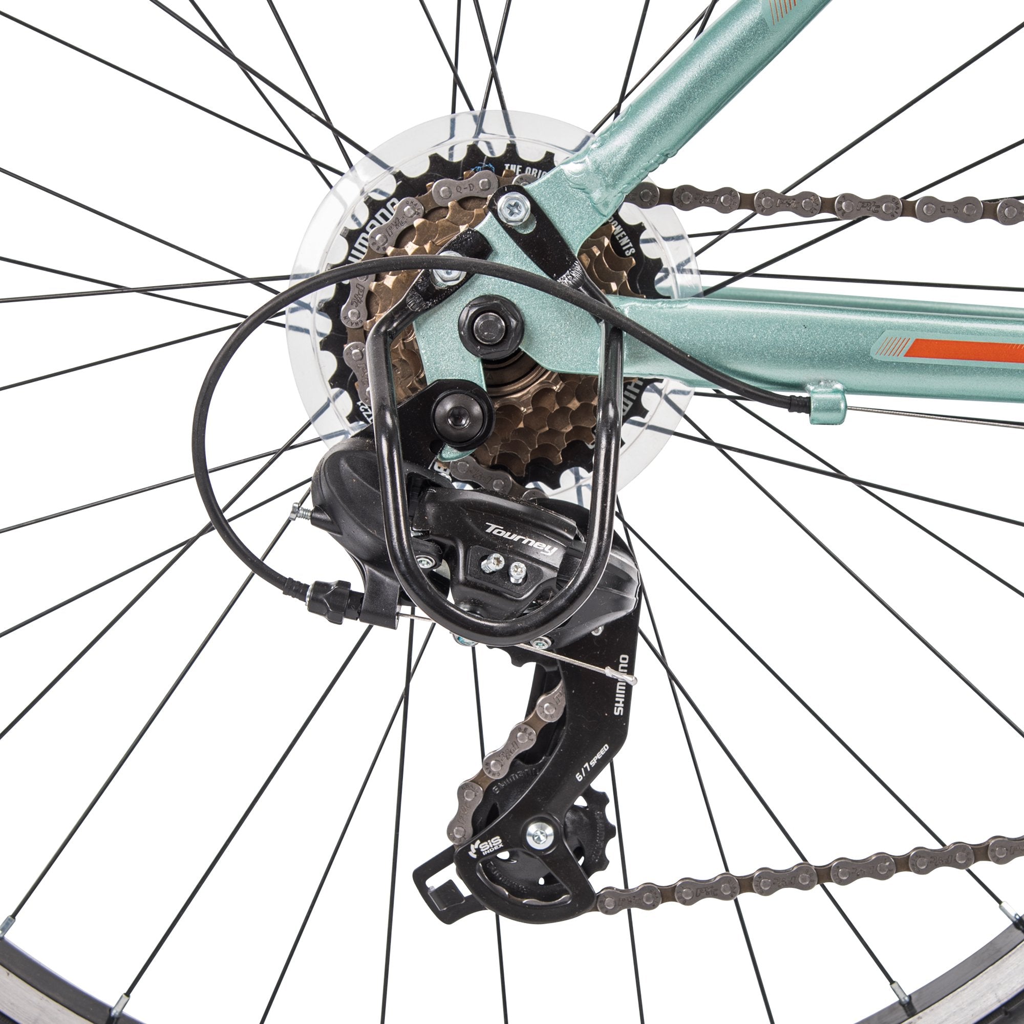 Huffy Mountain Hardtail Trail Bike 24 inch, 26 inch, 27.5 inch, 26 inch wheels/17 inch frame, Gloss Metallic Mint