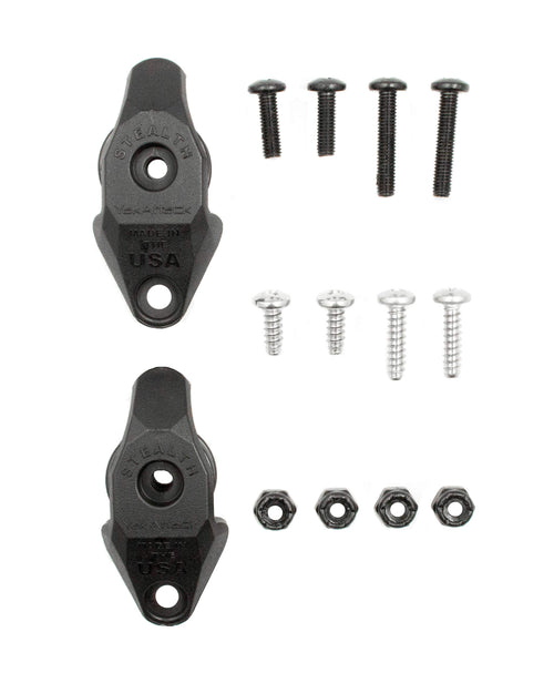 Stealth Pulley YakAttack – 2 Pack | Low-Profile Pulley for Anchor Trolley Systems & Rigging | Compatible with Hobie & Harken Patterns | USA-Made Yak Attack Kayak Accessories
