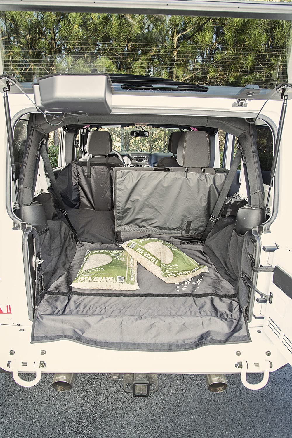 C3 Cargo Cover, Rugged Ridge | No Subwoofer | 13260.01 | Fits 2007-2018 Jeep Wrangler JK 4-Door