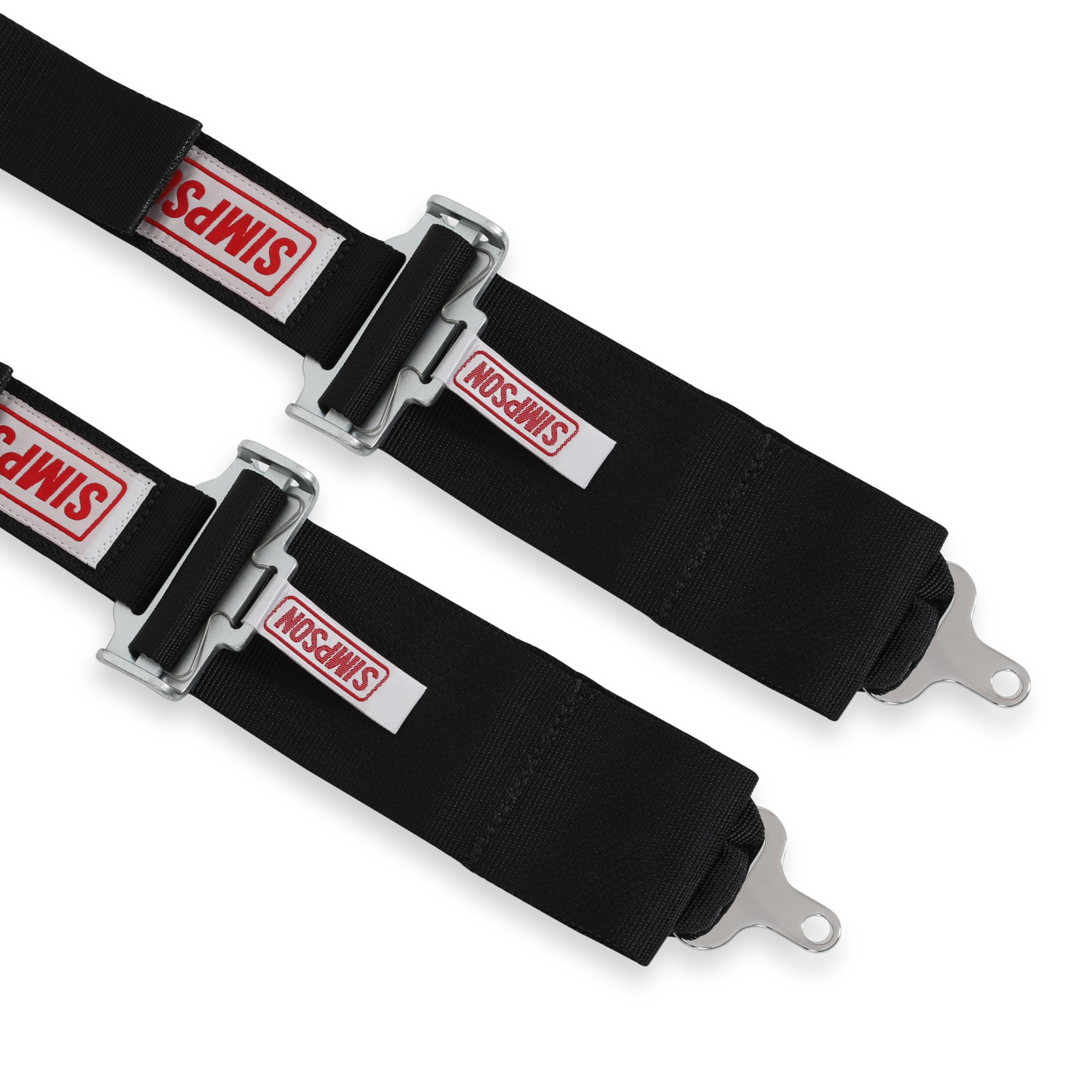 Harness Simpson Racing 29112BK - Camlock - 5 Point - SFI 16.1 - Pull Down - Wrap Around - Rollbar Mount - Black - Each
