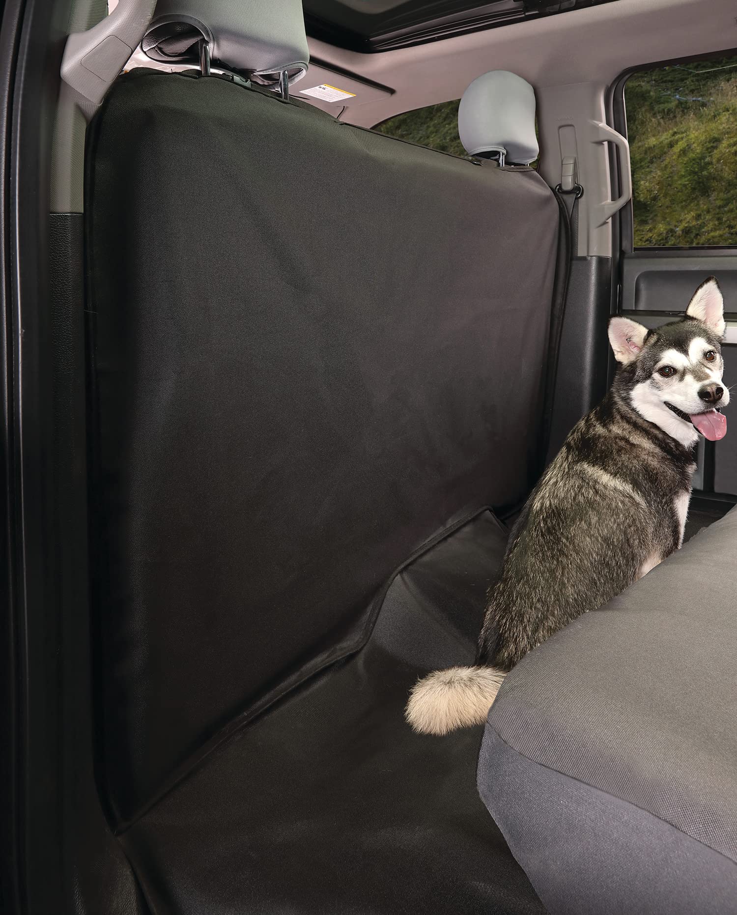 FIA Sem-Custom Fit PC702 Rear Seat Pet Cover Extender - Polyester (Black)