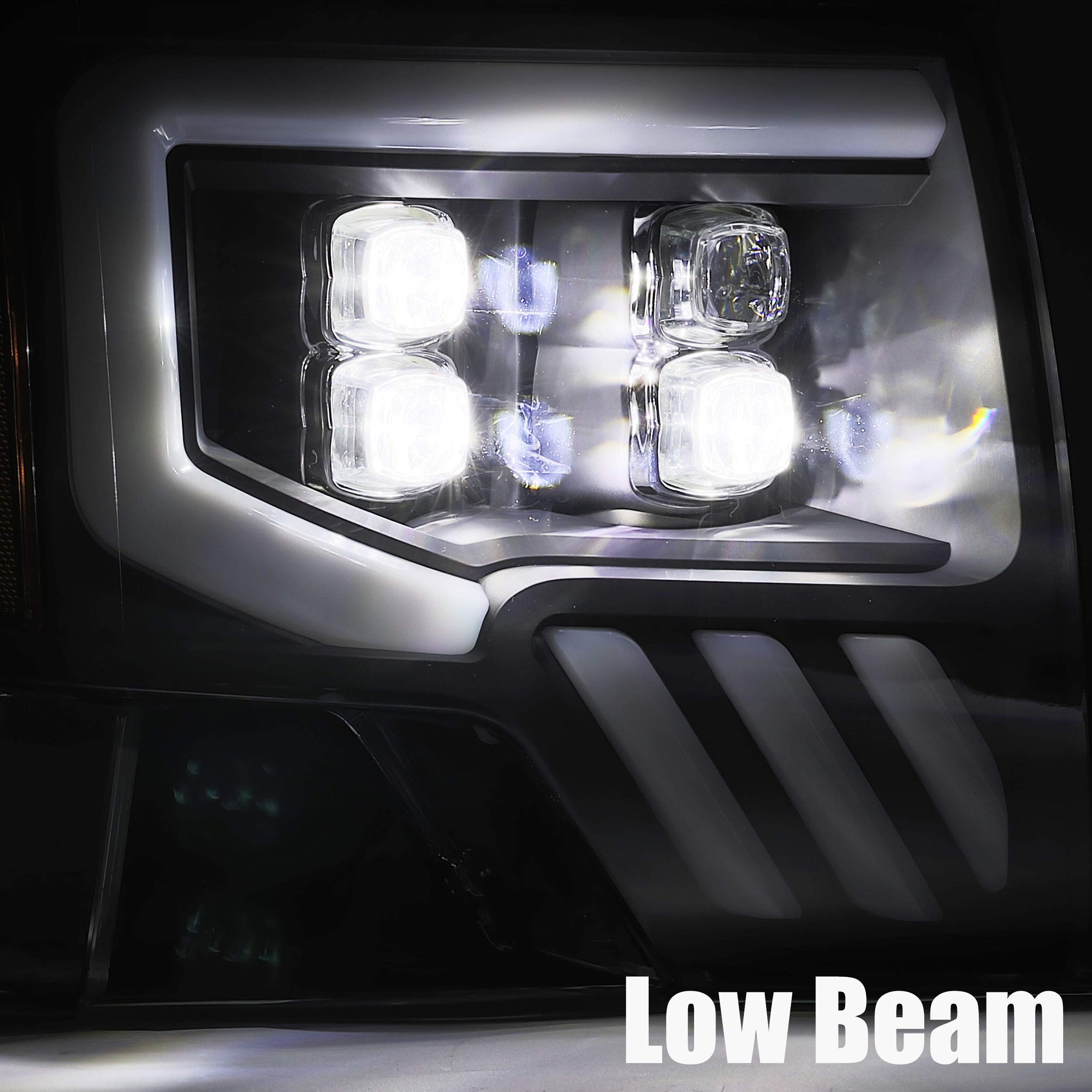 880190 AlphaRex USA Nova Series Projector Headlights fits Ford F-150,Clear