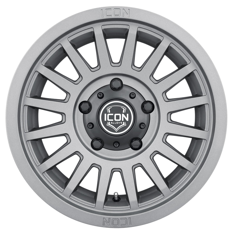 Recon SLX ICON Alloys, Charcoal, 17 x 8.5/6 x 135, 6mm Offset, 5" BS