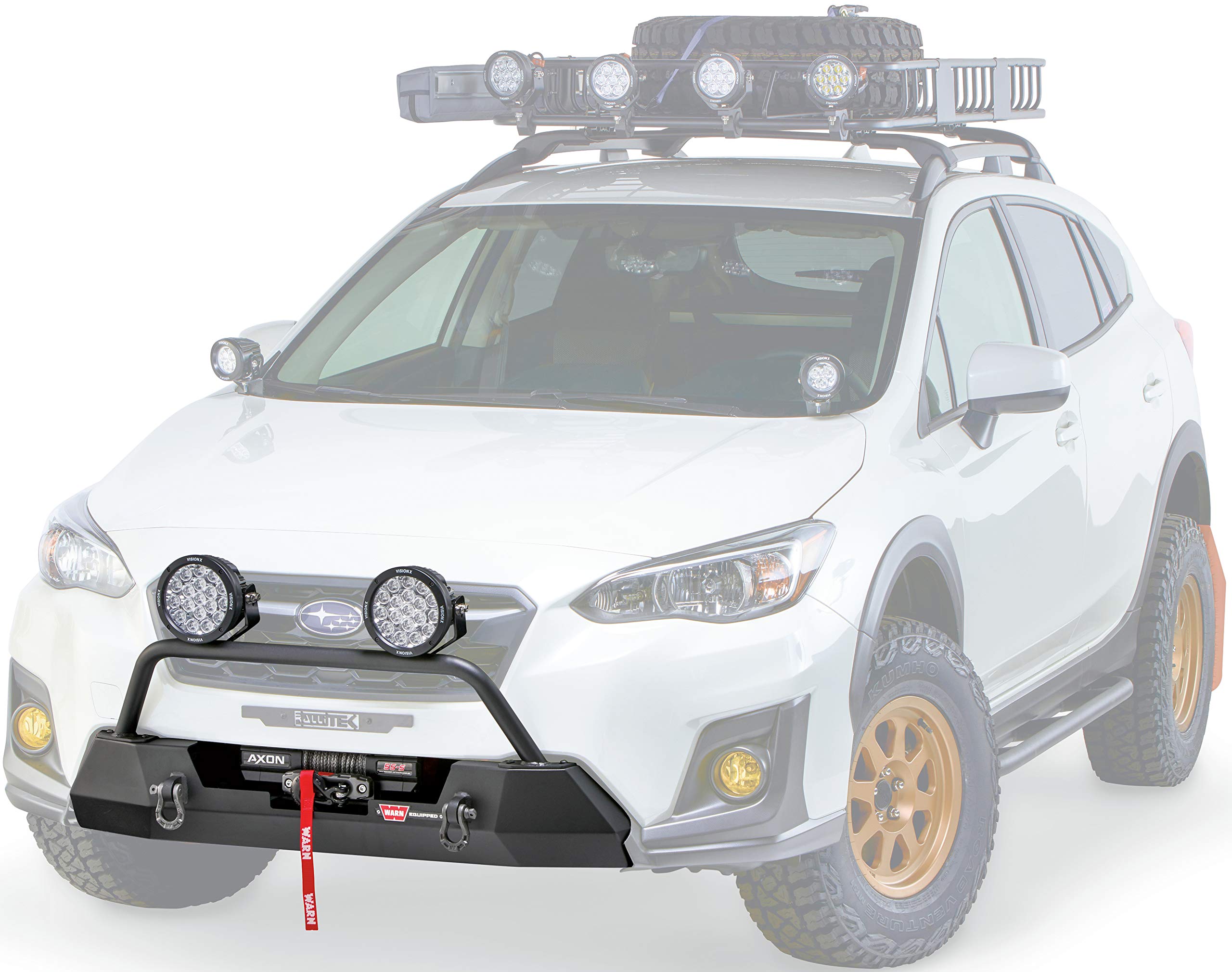 Bolt-On WARN 106236 Grille Guard Tube Kit, Fits: Subaru Crosstrek (2018-Current)