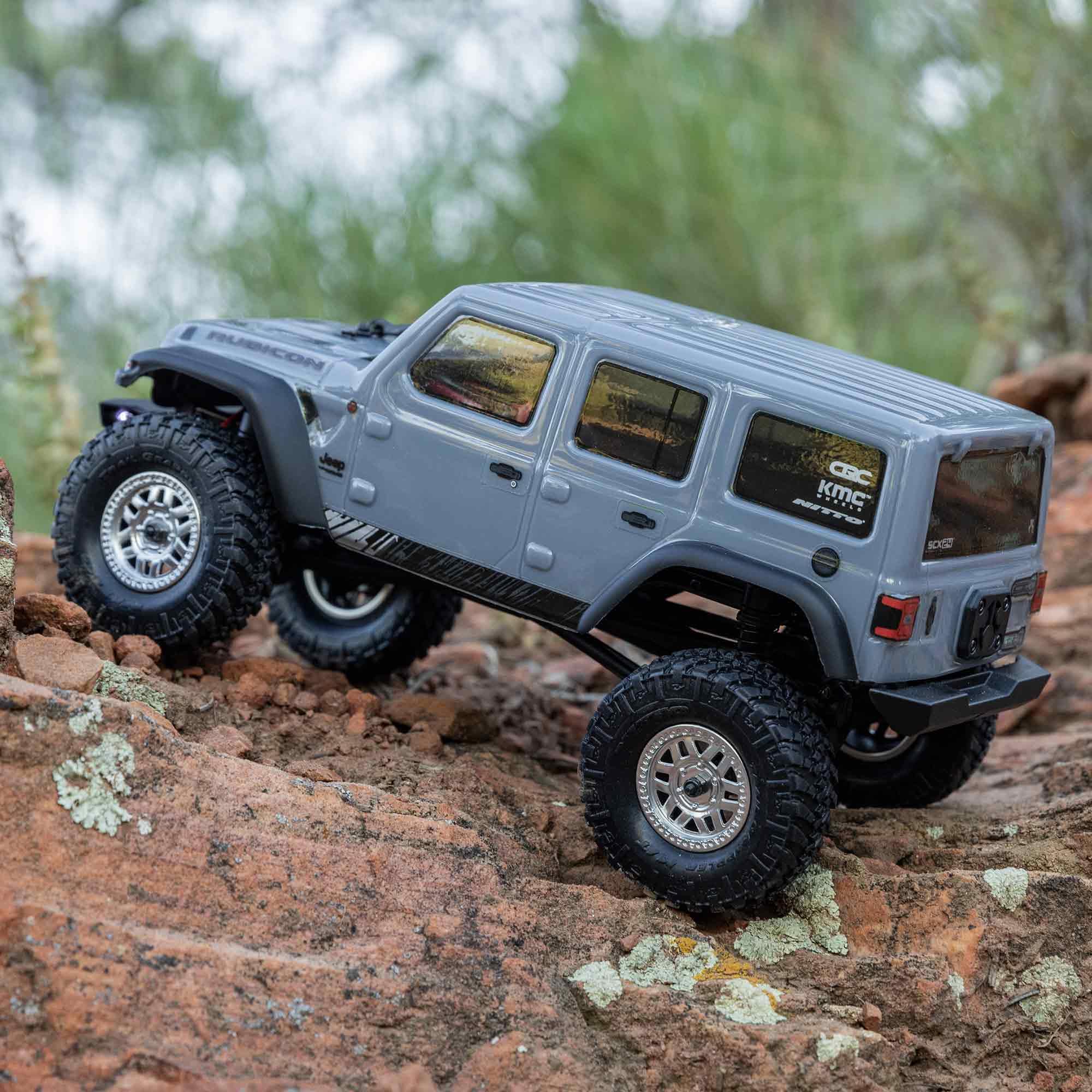 Axial RC Truck SCX24 2019 Jeep Wrangler JLU CRC, 1/24 Gray: 4WD RTR (Battery and Charger Included), AXI00002V3T3