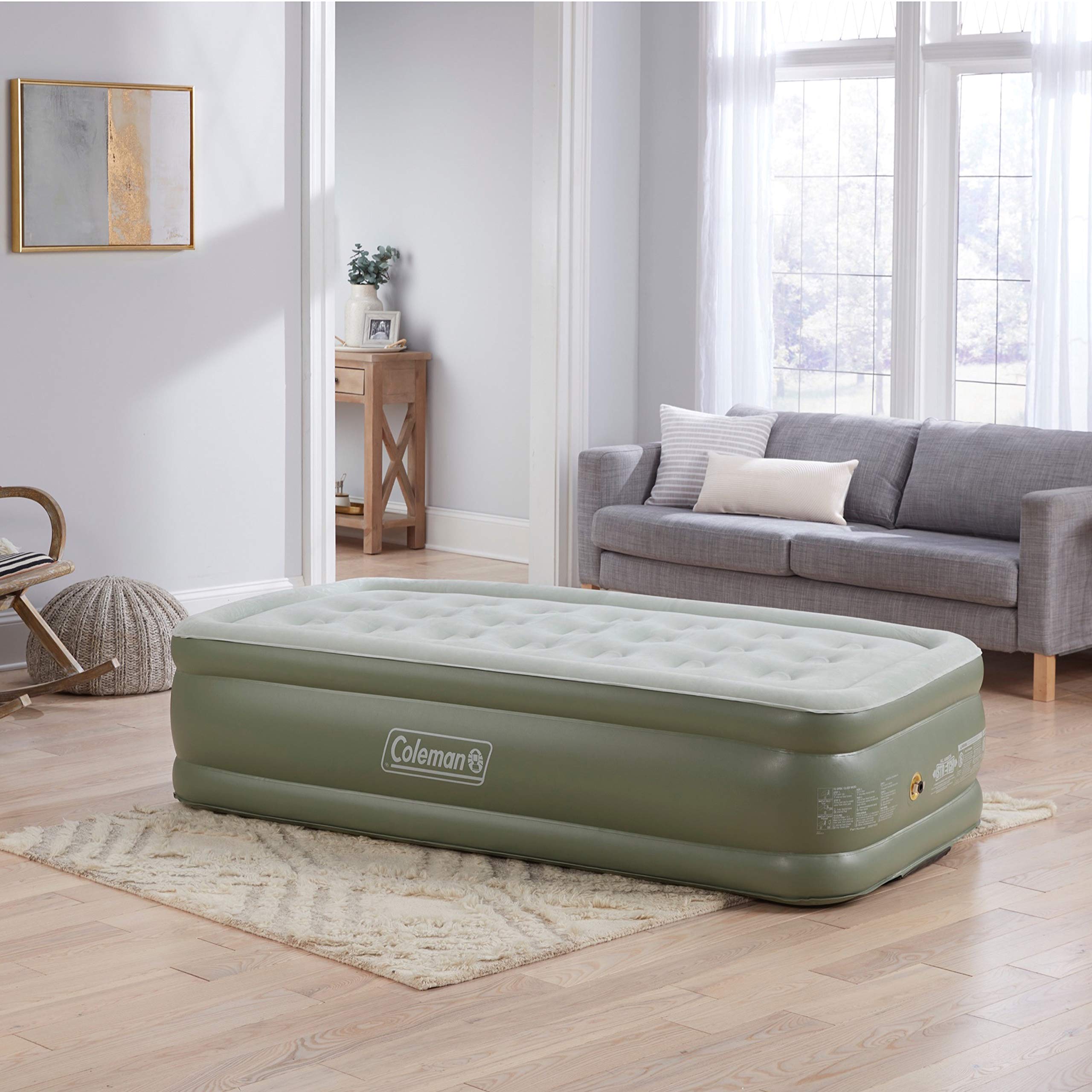 SupportRest Coleman Air Mattress | Double High Air Bed, Twin
