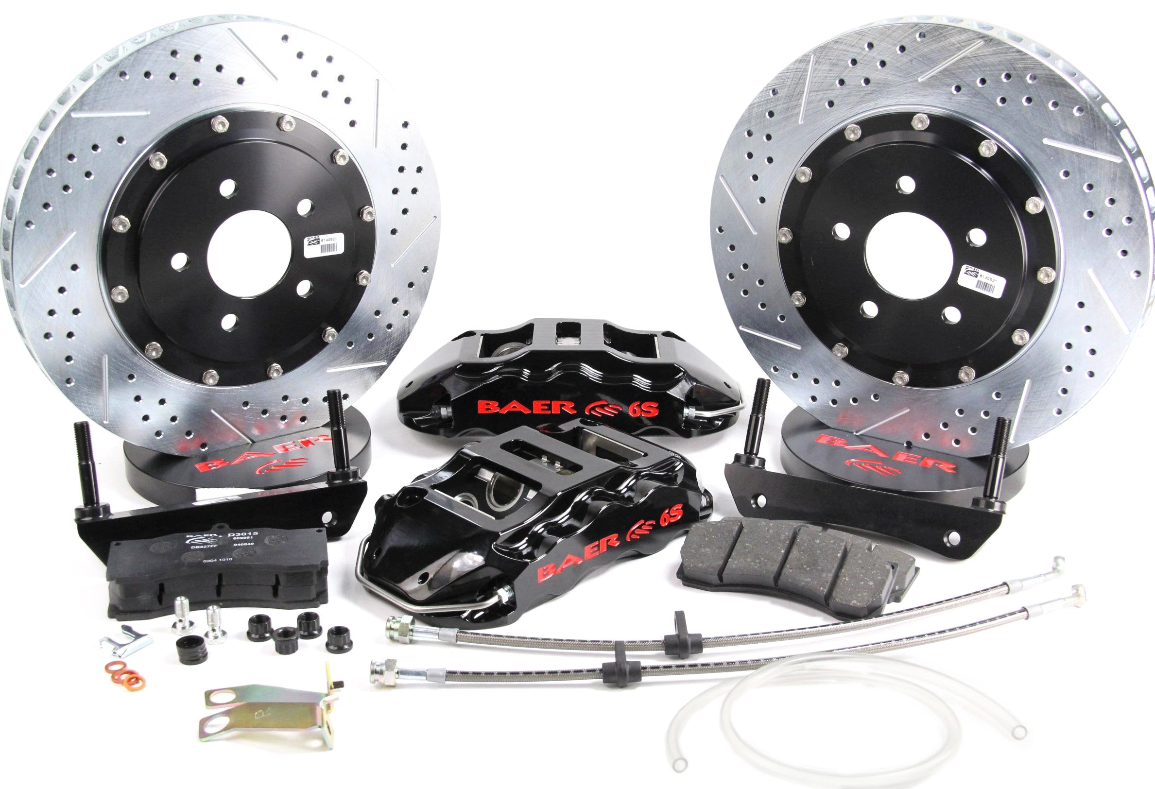 BAER BRAKES Brake System 4851003B-BKCZ (14" Front Extreme+ Black 02-05 Impreza), 1 Pack