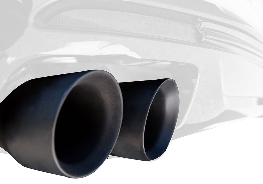 Mishimoto Quad Tip MMEXH-CAM4-16QTPBK Pro Cat-Back Exhaust Fits Chevrolet Camaro 2.0T 2016-2018 Black Tips
