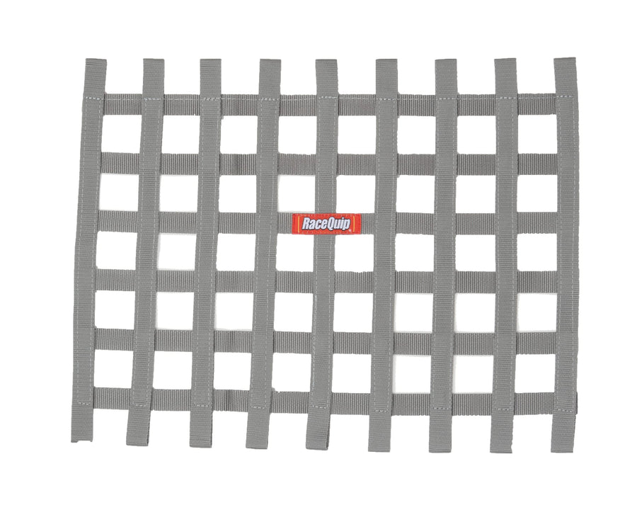Window Net RaceQuip® 721065RQP - 24 x 18 in Rectangle - 1 in Webbing Platinum