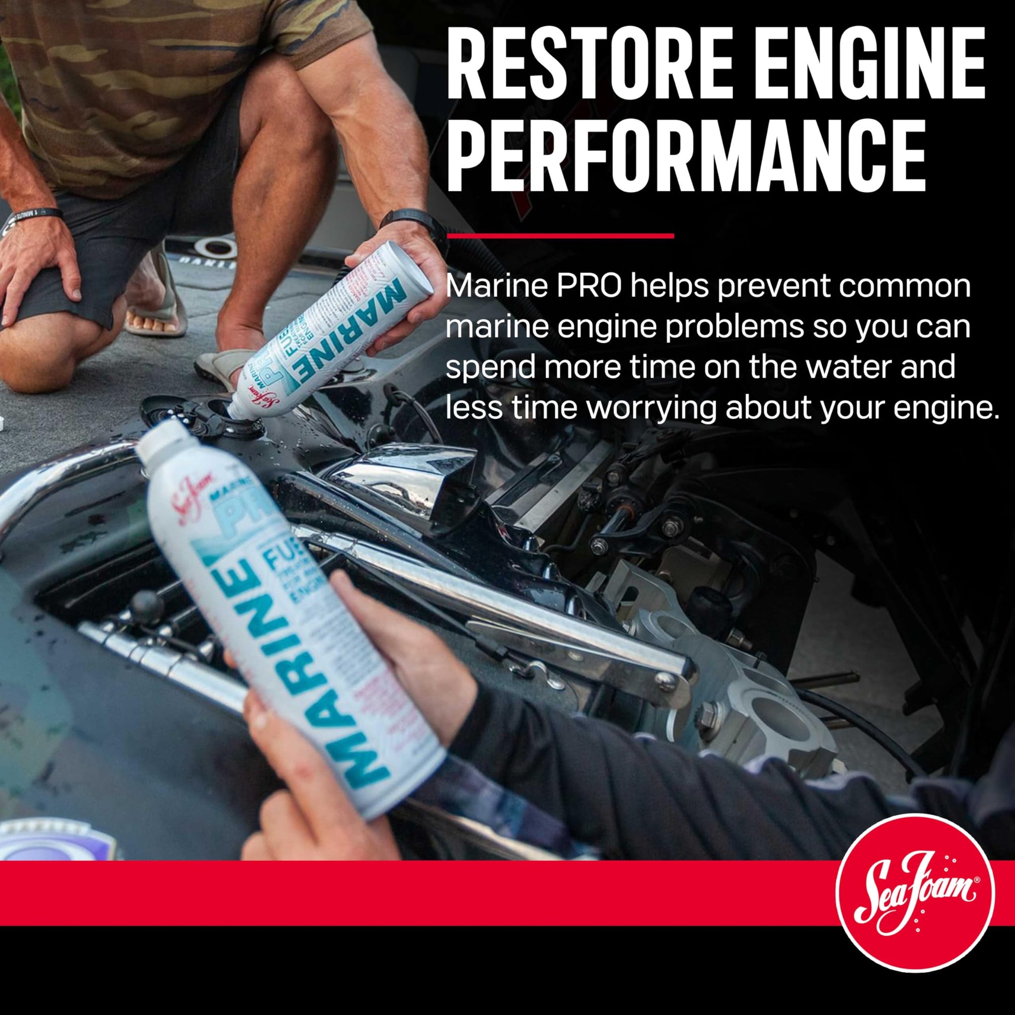 Marine Fuel System Treatment Sea Foam PRO MP20, 20 oz