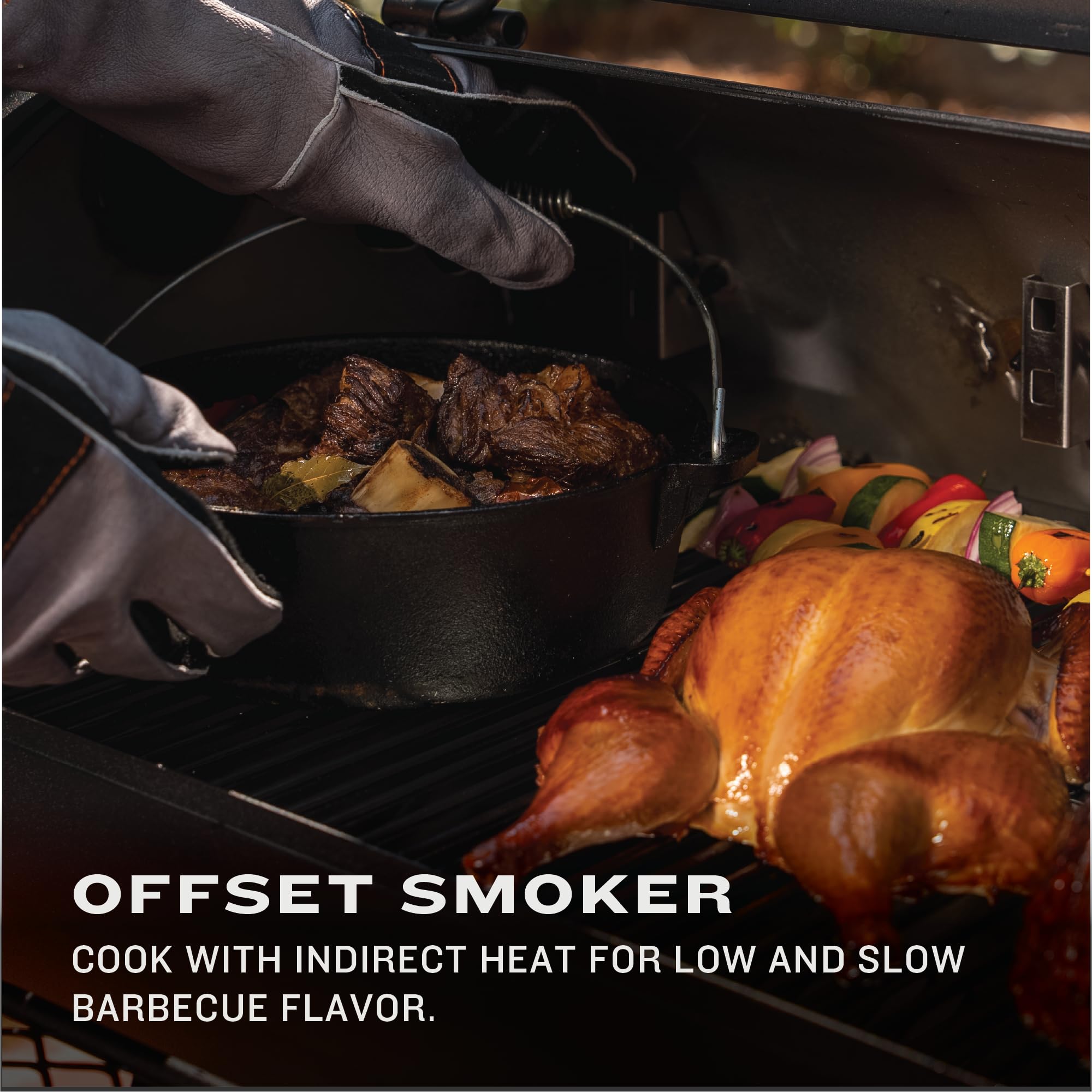 Highland Offset Smoker and Grill Oklahoma Joes - 24203001