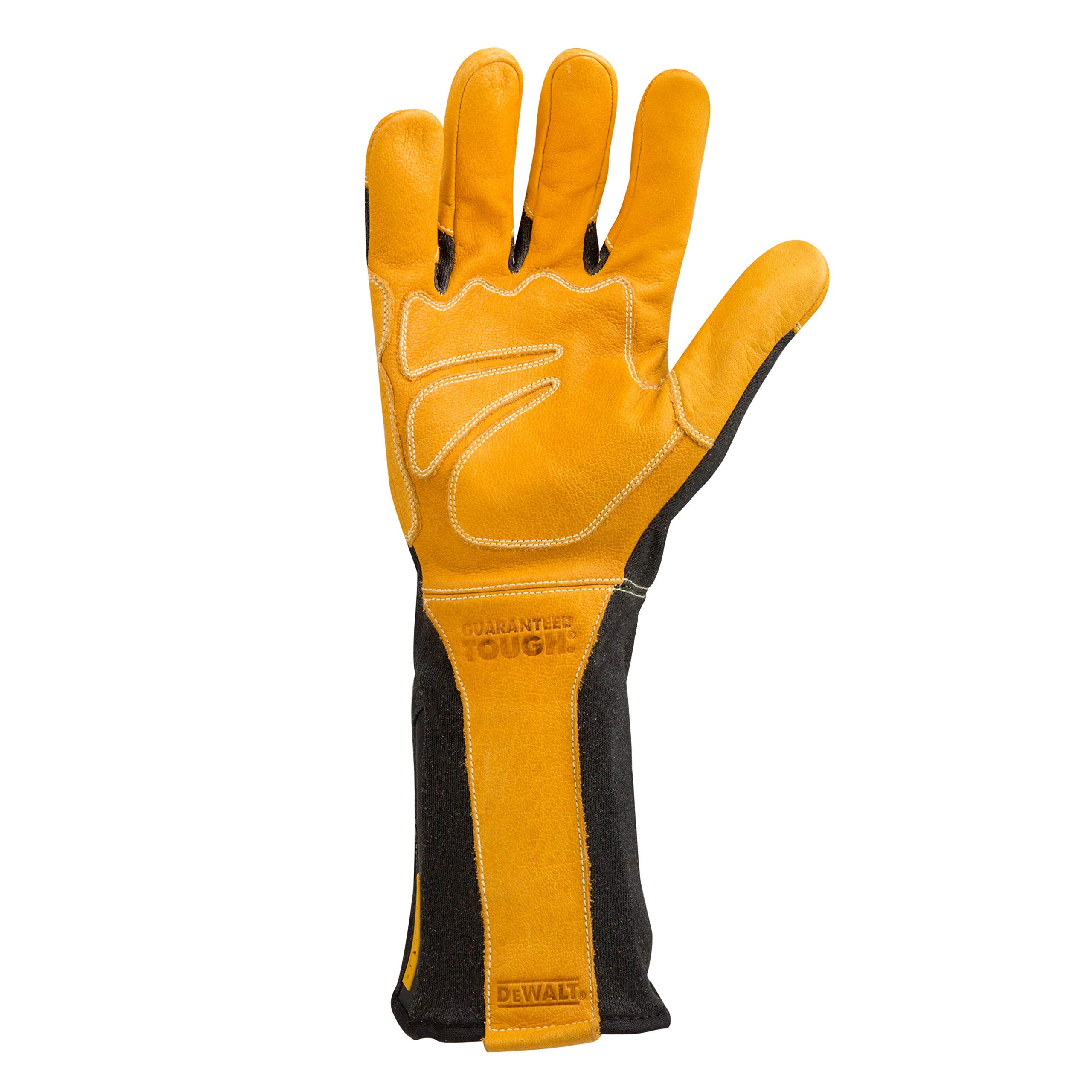 Premium DEWALT TIG Welding Gloves, Adjustable, Gauntlet-Style Cuff, X-Large