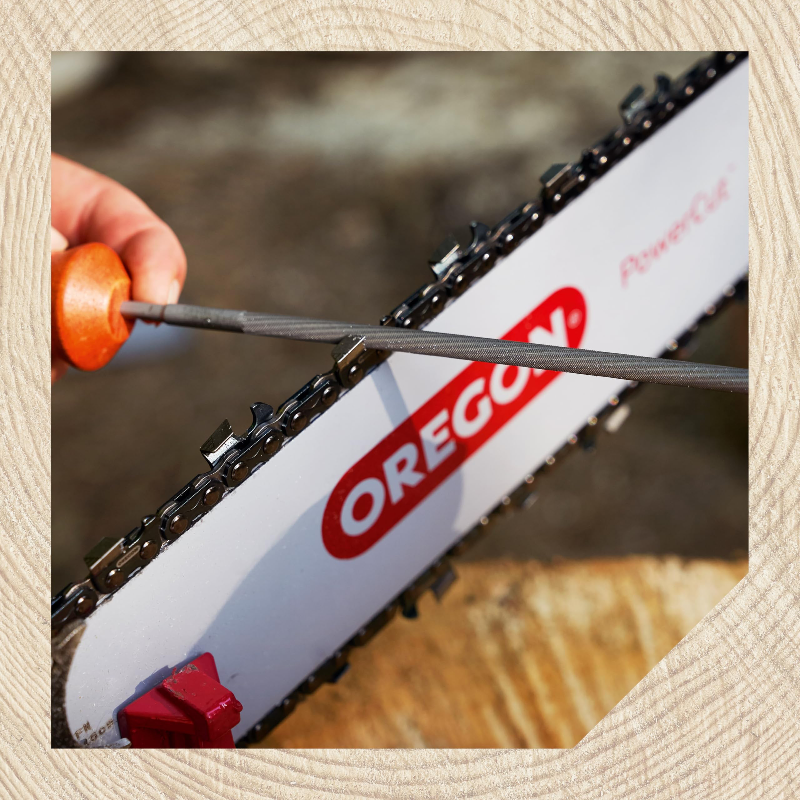 Oregon 3/16-Inch Chain Saw File 70503/80503, Package may vary