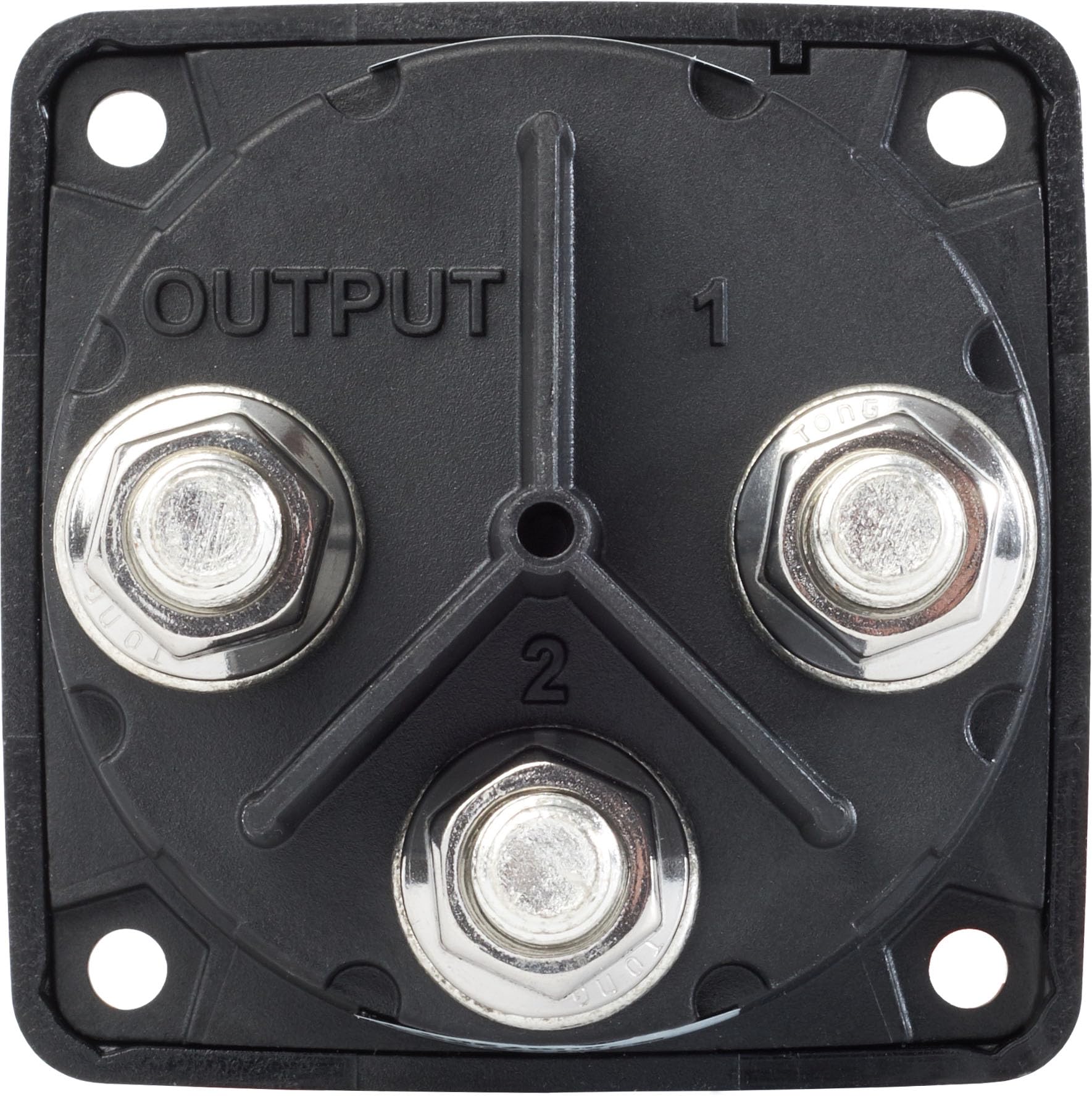 Blue Sea Systems m-Series Mini Battery Switch 6008200 3 Position Selector, Black