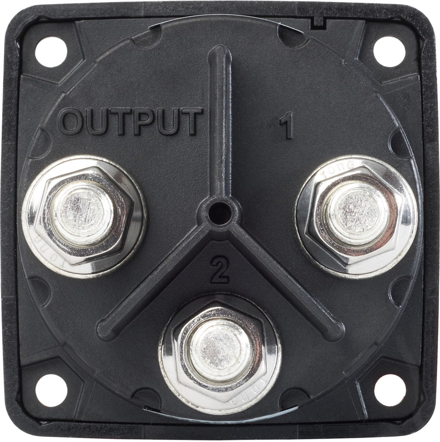 Blue Sea Systems m-Series Mini Battery Switch 6008200 3 Position Selector, Black