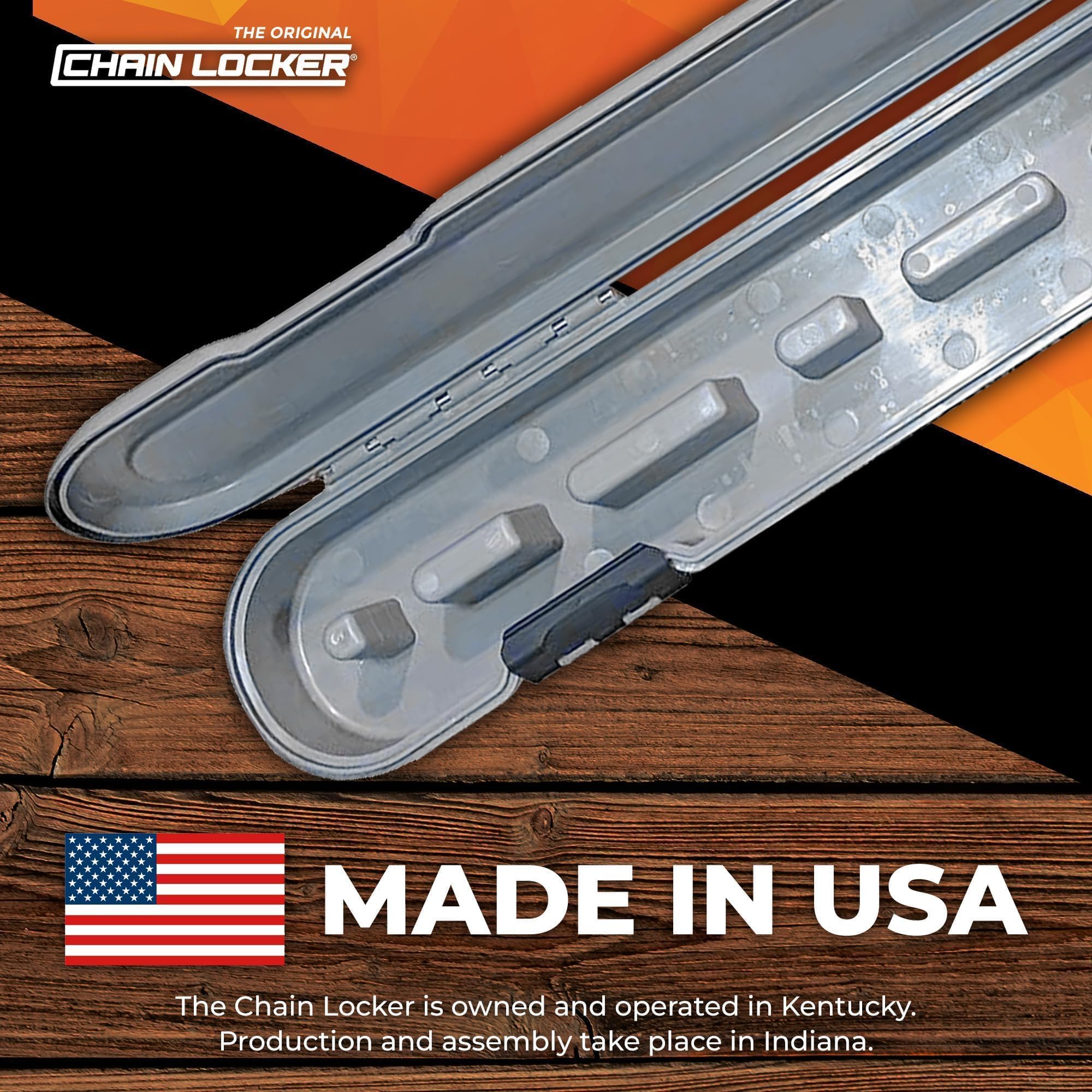 Chainsaw Chain Original Storage - Universal Portable Case for Saw Chain Holder All Chains up to 20” Inch Blades - Can Stack 2” Deep, Fits 8+ Chains, Made in USA - Gray - Holiday Gift for Family