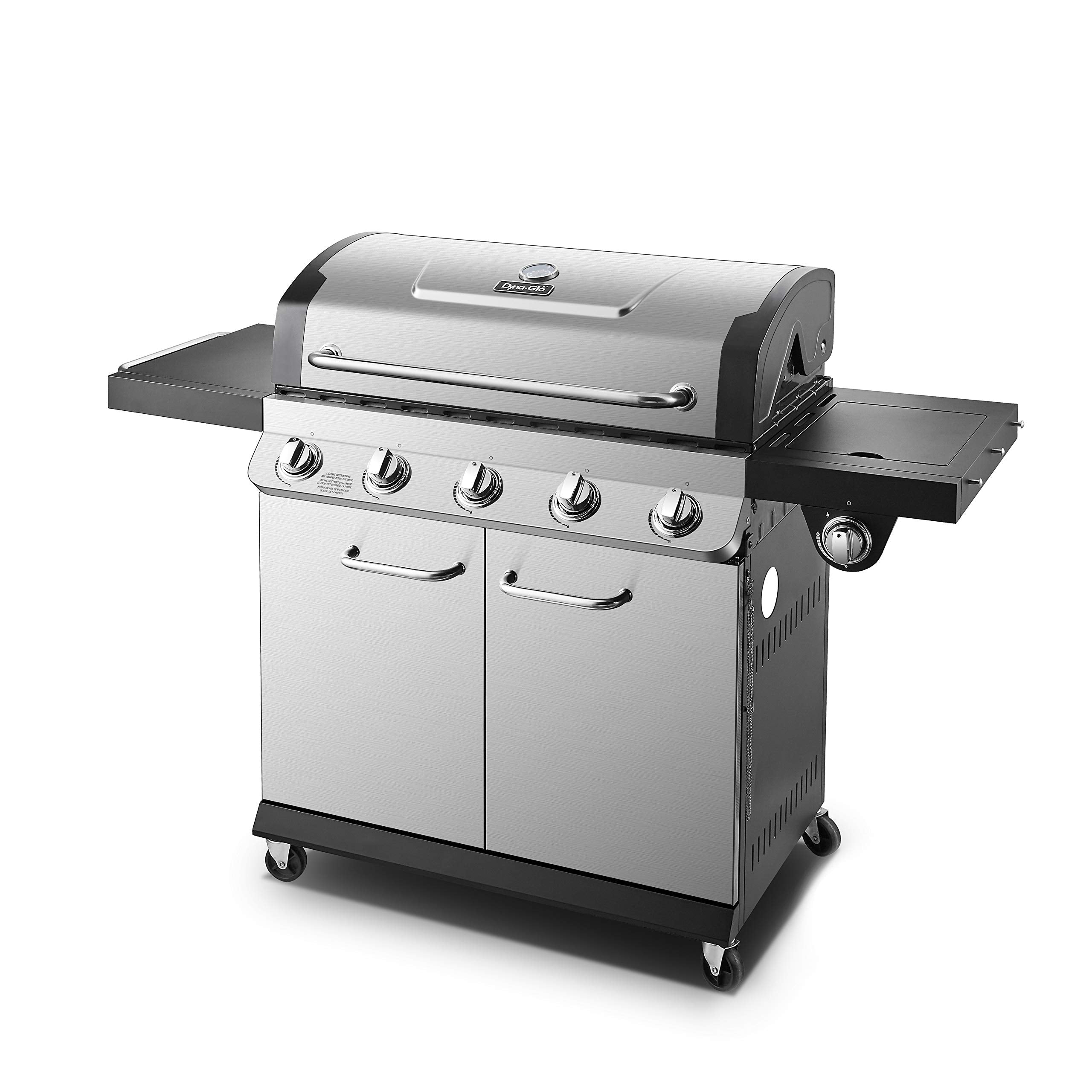 Dyna-Glo Premier DGP552SSP-D 5 Burner Propane Gas Grill, Stainless
