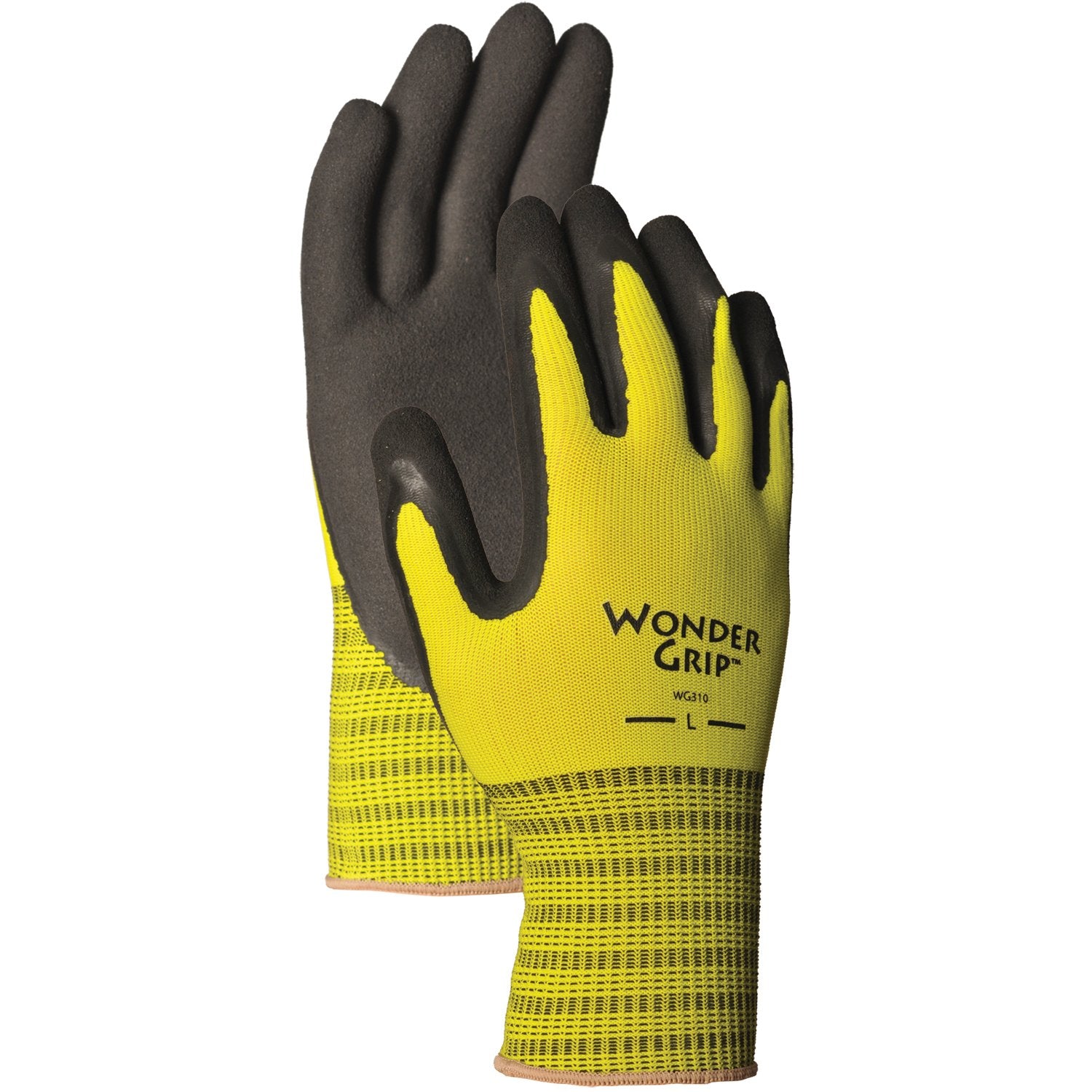 Wonder Grip Extra WG310XL Seamless Knit Work Gloves Double-Coated Black Nitrile Palm Excellent Wet or Dry Grip, X-Large