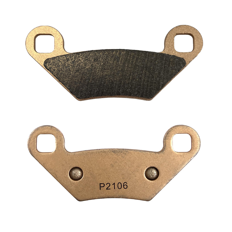 Demon Powersports Sintered Brake Pads Rear Left/Right for Polaris Sportsman/Scrambler, High-Density Metallic Material For Better Grip, Reduced Brake Fade (See Fitment Details in Description)