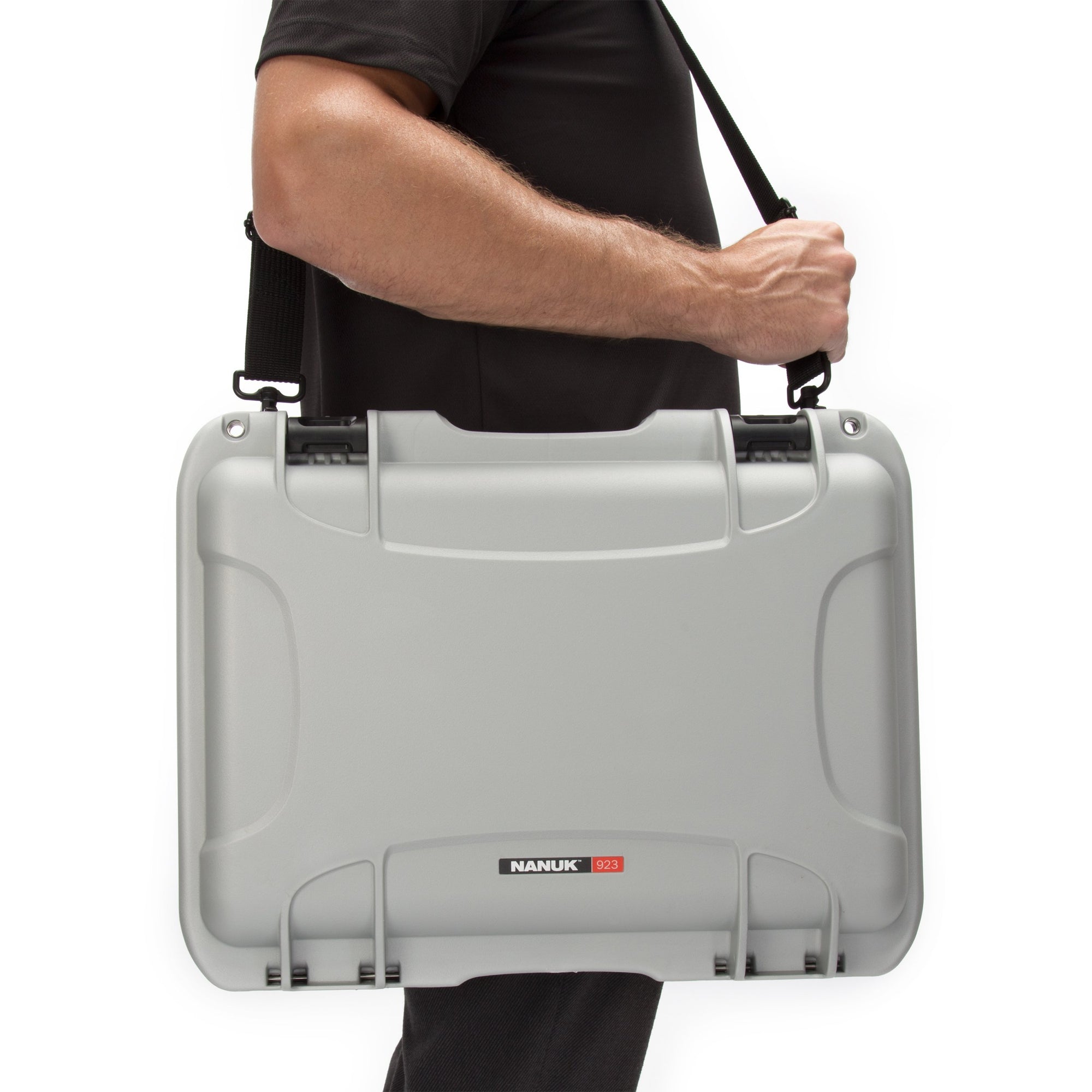 Hard Camera Case Nanuk 923 with Laptop Insert Kit, Silver (923-LK05)