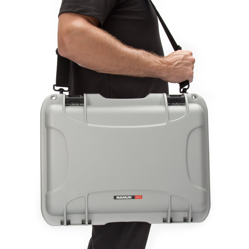 Hard Camera Case Nanuk 923 with Laptop Insert Kit, Silver (923-LK05)