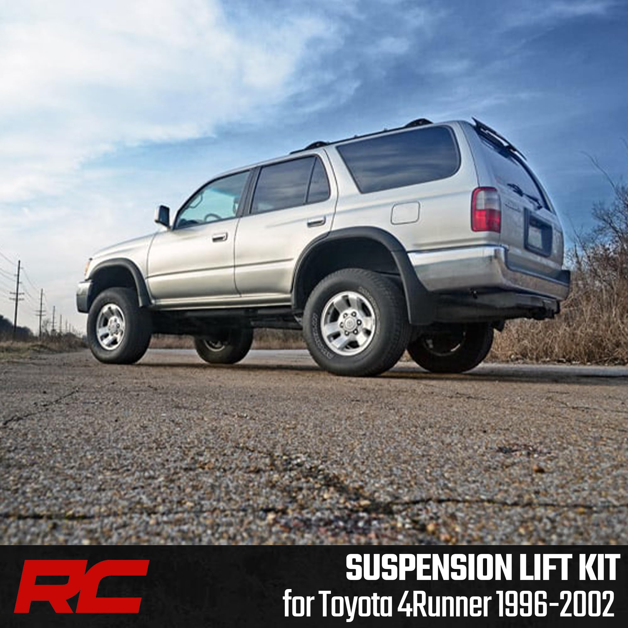3" Rough Country Lift Kit w/M1 Struts for 1996-2002 Toyota 4-Runner 4WD - 77140