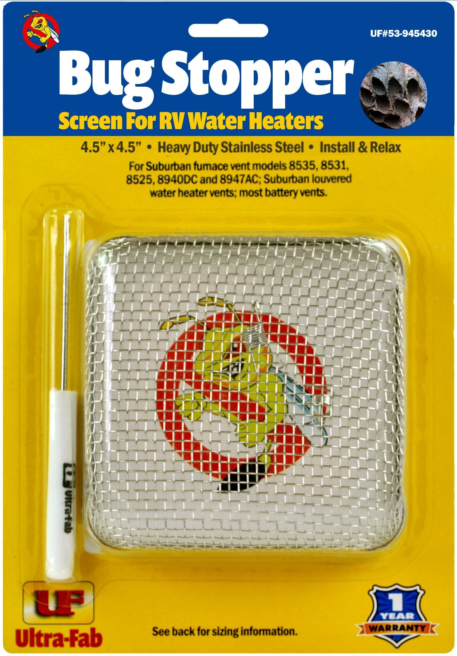 Bug Stopper Ultra-Fab (Suburban Furnace) (53-945430)