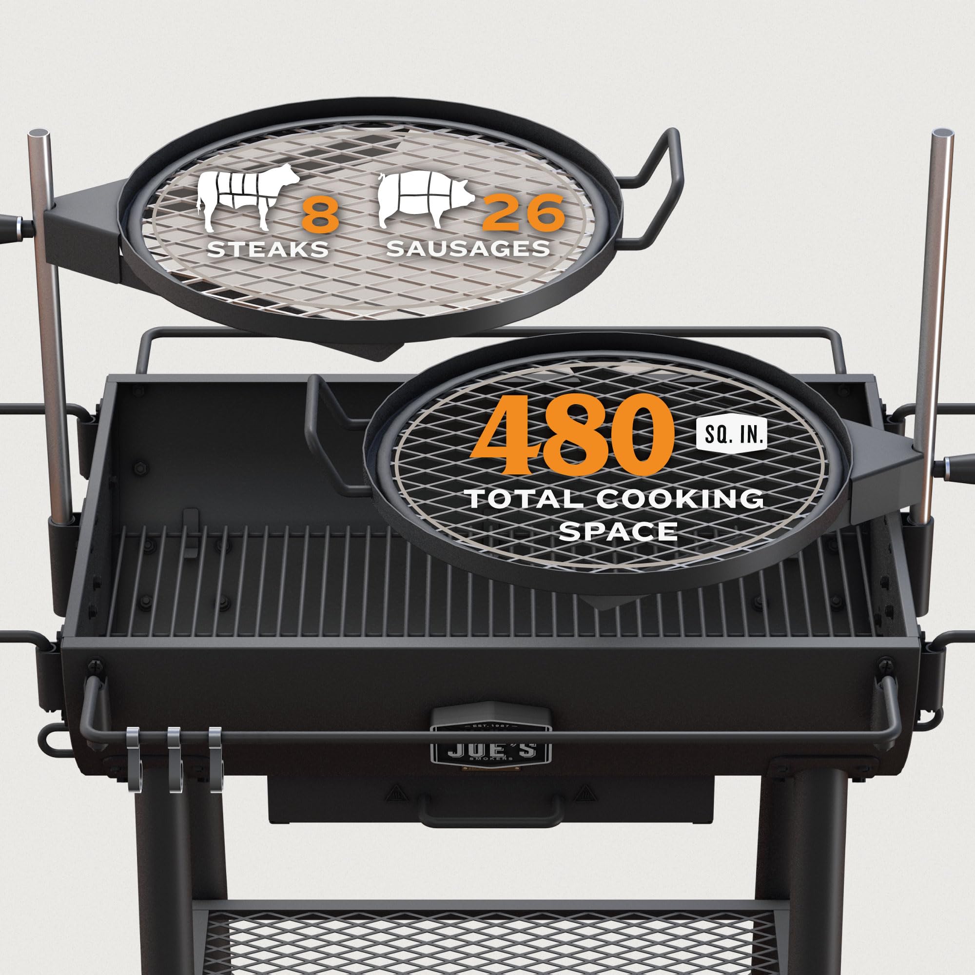 Char-Broil Firecraft Series Oklahoma Joe's Barrel Charcoal Grill - 23302166