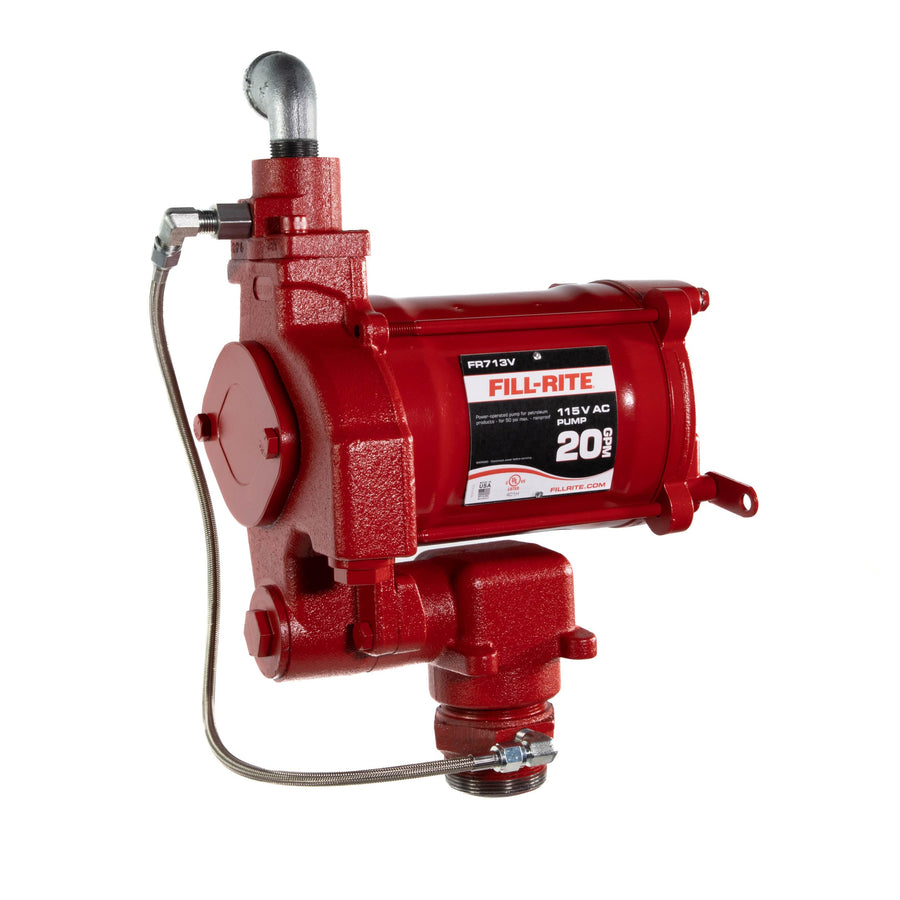 Fill-Rite 115V FR713V Fuel Transfer Pump w/AST Remote | Gasoline, Diesel, Kerosene, Ethanol Blends, Methanol Blends & Biodiesel up to B20