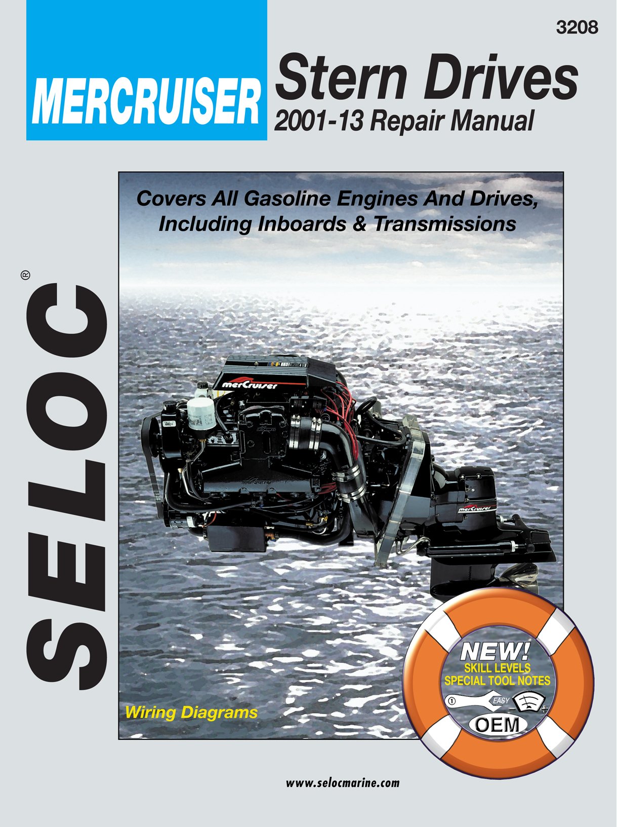 Sierra International 18-03208 Seloc Manual Mercrusier Stern Drives Repair 2001-2013 Gasoline Engine & Drives including Inboards & Transmissions