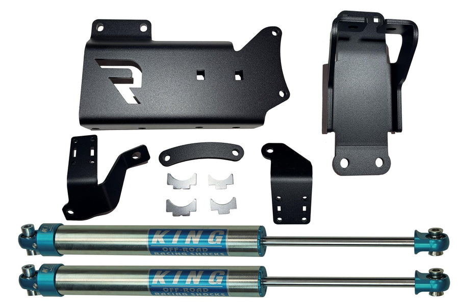 Dual Steering Stabilizer Kit SUPERLIFT SUSPENSION for RAM 2500/3500 | King 2.0 Series Cylinder | 92770-1 | Fits 2014-2025 RAM 2500/3500 4WD with No Lift to Any Lift Height