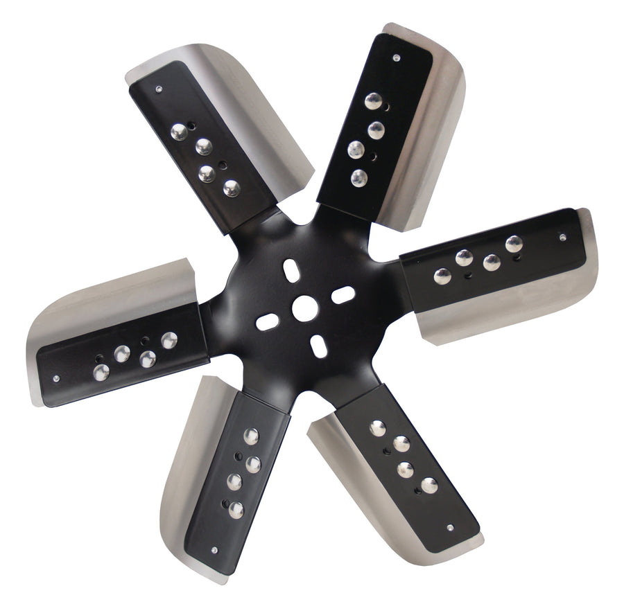 Derale 17615 Black Hub 15 HD Flex Fan (Reverse Rotation)