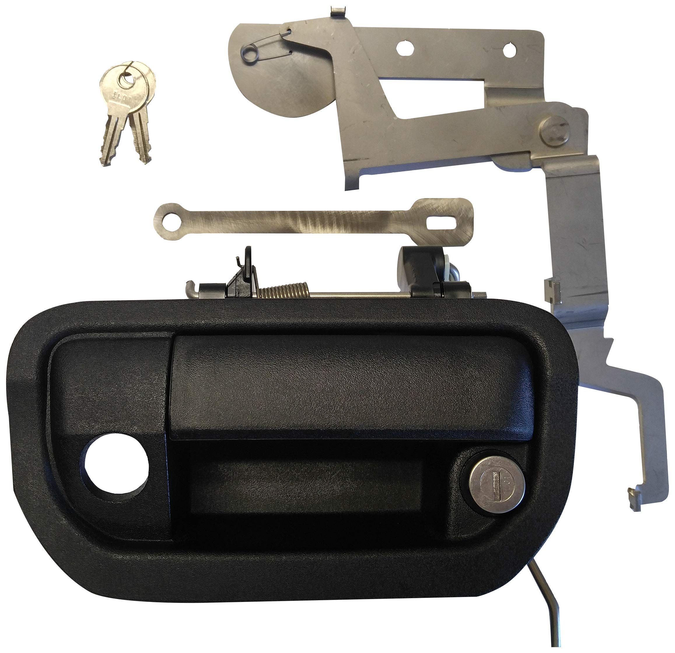Manual Add-On Tailgate Lock Kit POP & LOCK – for Honda Ridgeline, Fits 2017 to 2019 (Black, PL6250, Must have a PL8600 Installed)