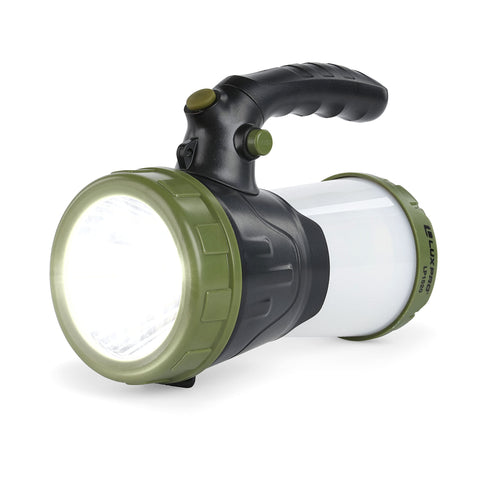 Rechargeable LUXPRO LP1520 LED Multi-Mode 600 Lumen Spotlight Lantern, with USB Cable and Power Station