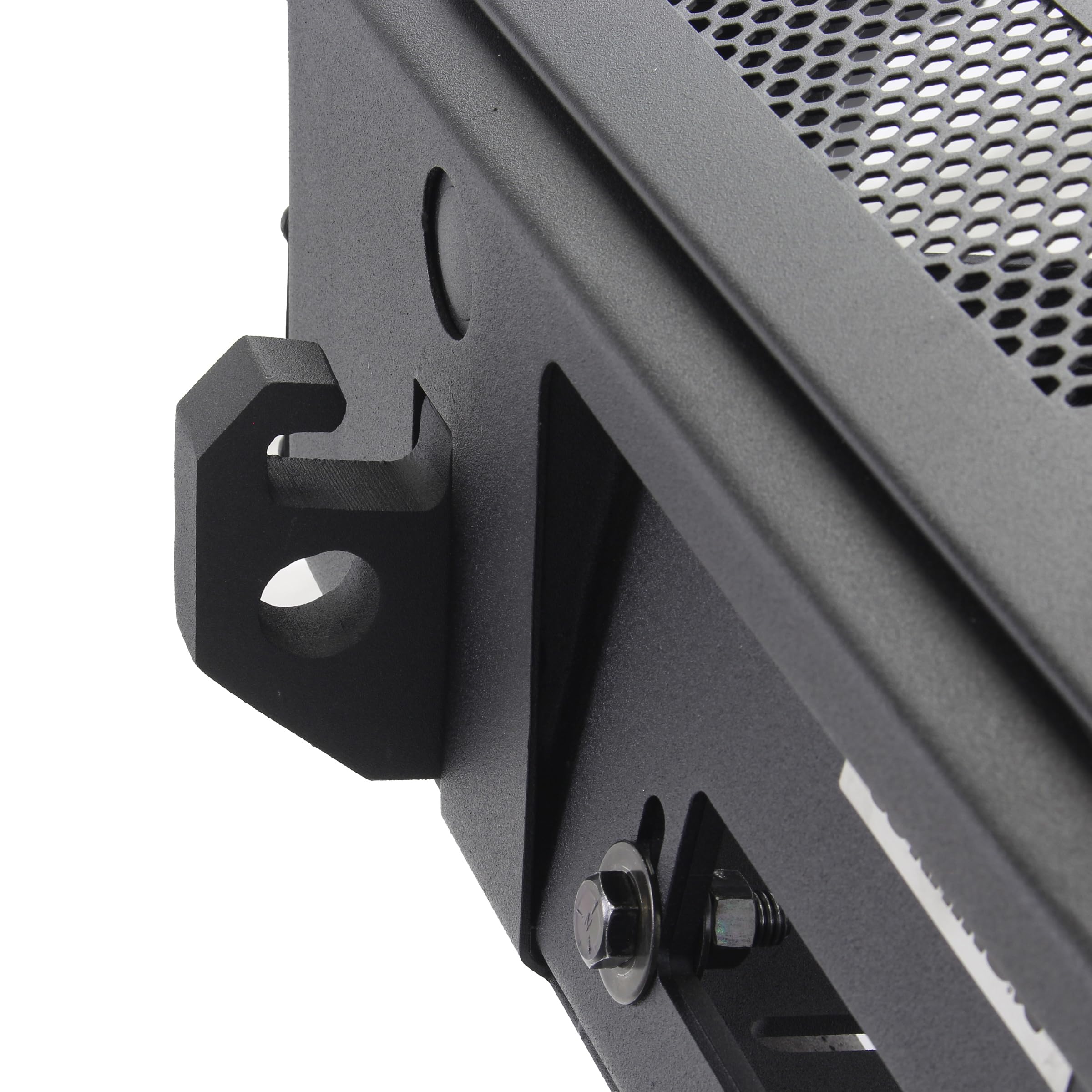 BR6 Front Bumper Go Rhino | Mild Steel, Textured Black | 24180T | Fits 2016-2018 Chevrolet Silverado 1500; 2019 Chevrolet Silverado 1500 LD (Classic) Double Cab Pickup
