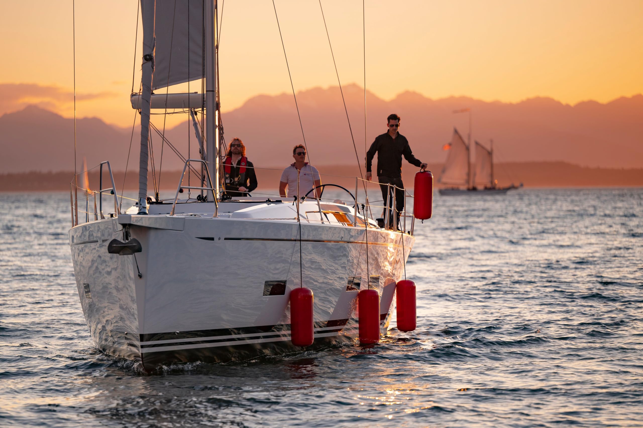 HTM-Series Polyform Boat Fender HTM-3 - Pink