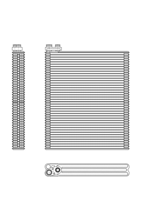 Lexus Replacement TYC 97135 Evaporator
