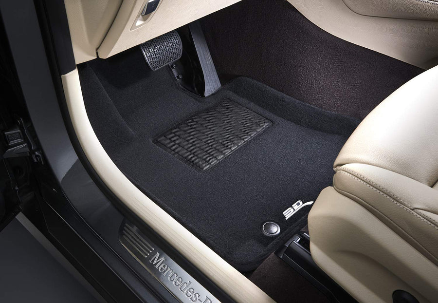 3D MAXpider Elegant Custom Fit Floor Mat (Black) Compatible with Ford Maverick 5-Seat Gasoline 2022-2026 - Full Set