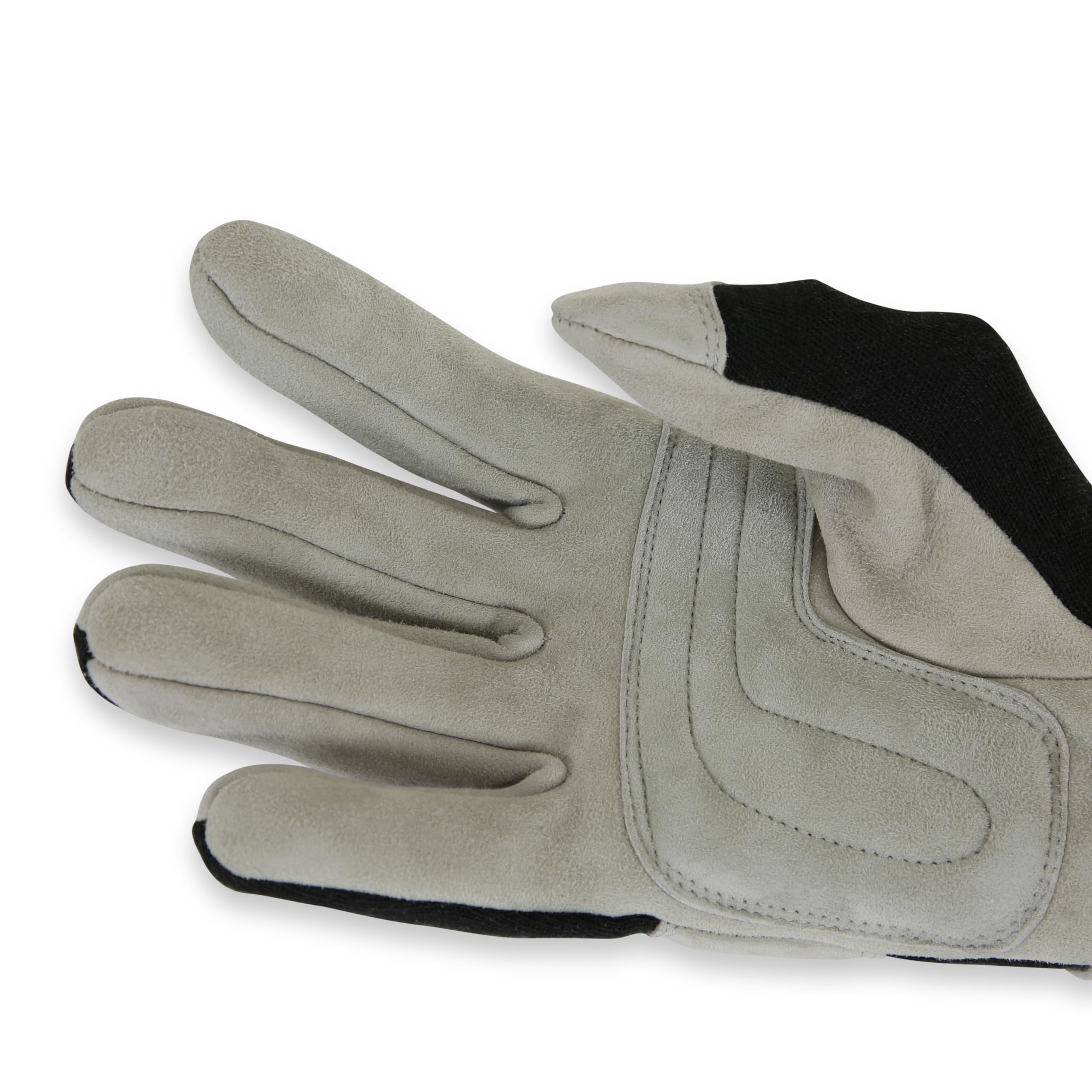 351006RQP RaceQuip® 351 Series Driving Gloves - SFI 3.3/1 - Black/Gray - XL