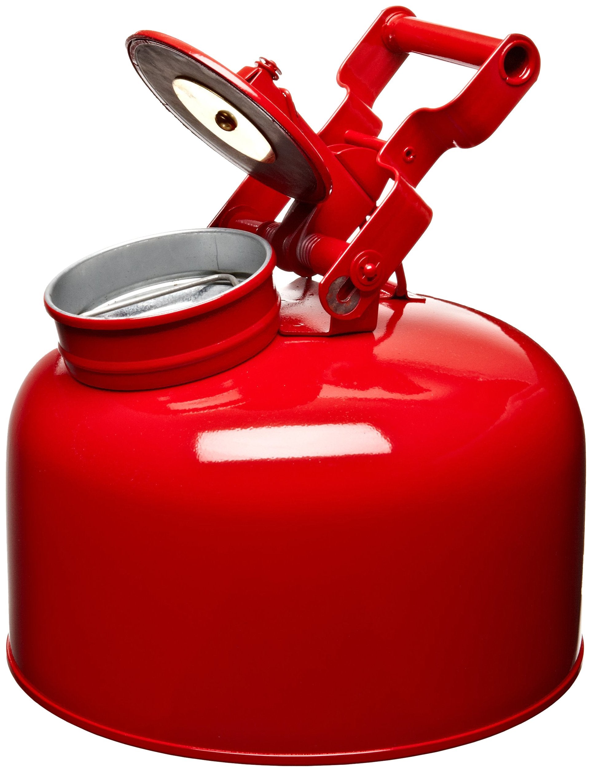 Eagle Disposal 1423 Galvanized Steel Safety Can, 2-1/2 Gallon Capacity, Red