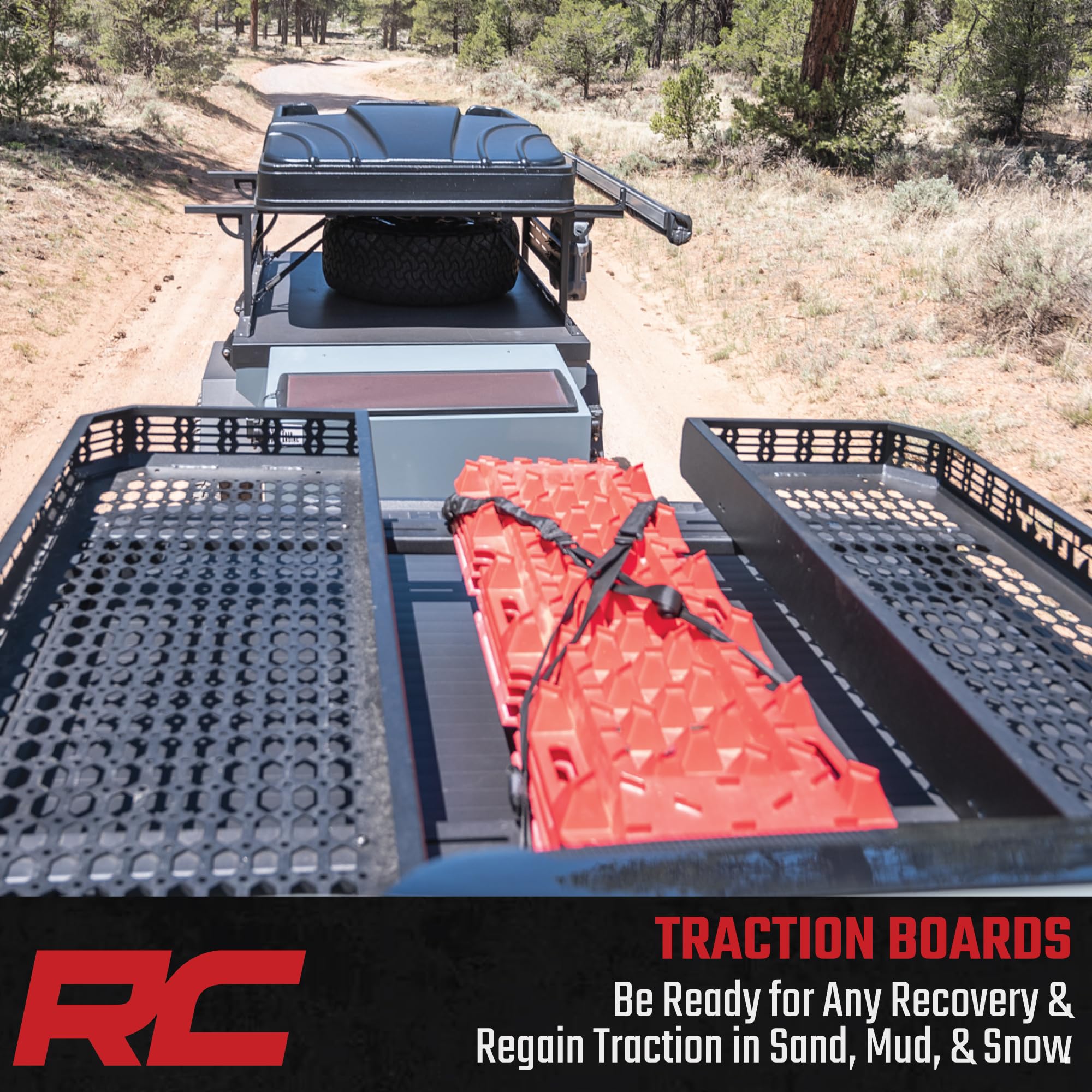 Deep Studded Rough Country Traction Boards | 45" Long x 13" Wide - 10590
