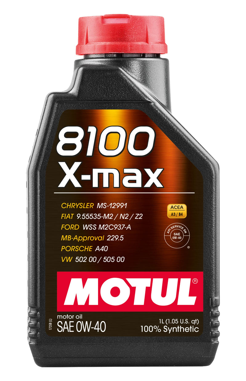 Engine Oil Motul 104531 8100 X-MAX 0W40 1L