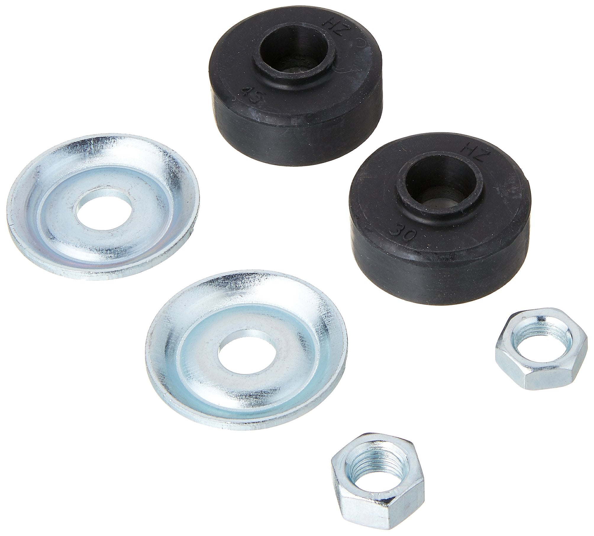 QA1 MK03 Top Stud Bushing Kit (; (2) Washers (2) Bushings (1) Hex Nut (1) Lock Nut), 1 Pack
