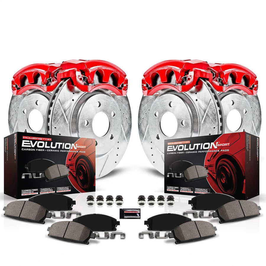Power Stop Z23 KC5777 Evolution Sport Performance 1-Click Brake Kit with Caliper