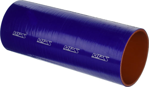 HPS Silicone High Temperature HTST-432-BLUE 4-ply Reinforced Tube Coupler Hose, 30 PSI Maximum Pressure, 12" Length, 4-2/7" ID, Blue
