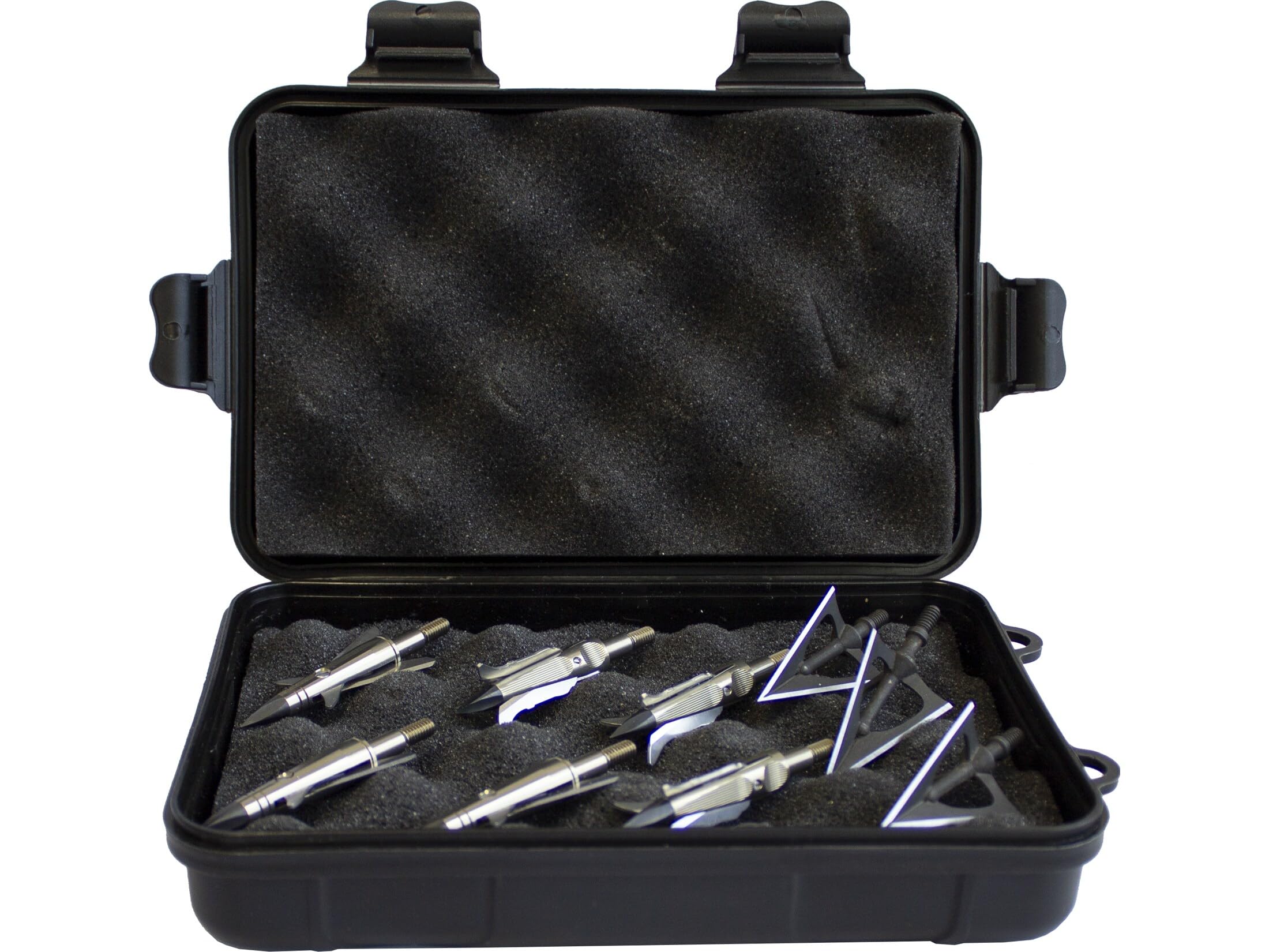 HME Broadhead Case Archery Bow Hunting Storage Organizer Box Plastic Portable Lightweight with Foam Padding