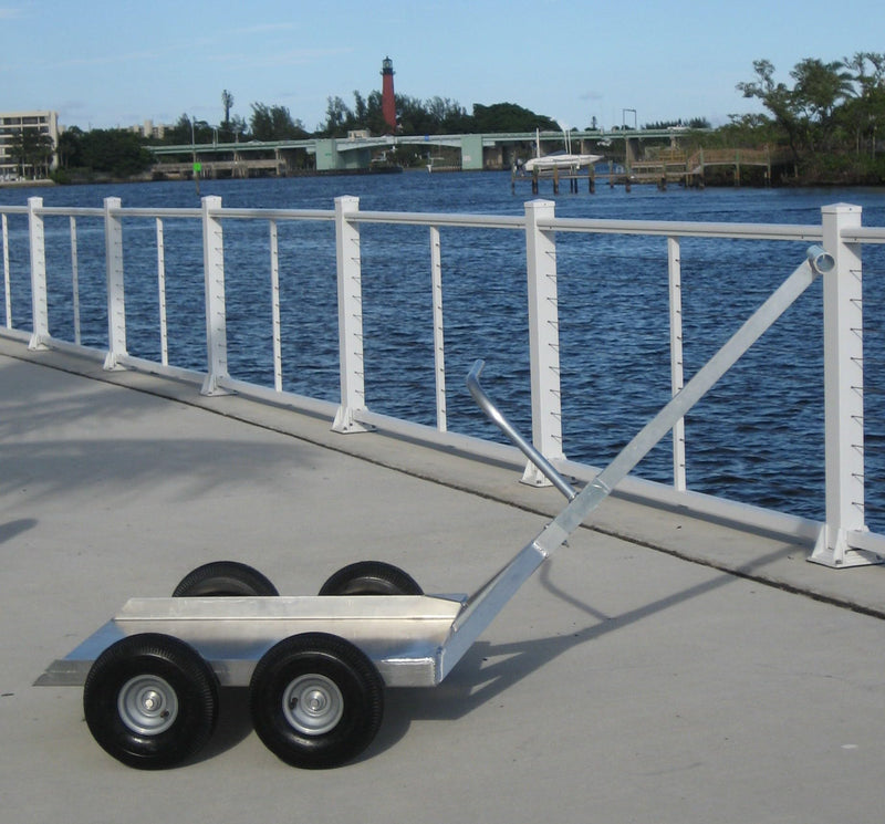 The Alumacart Patented was Designed to haul Large, Heavy & Bulky Items