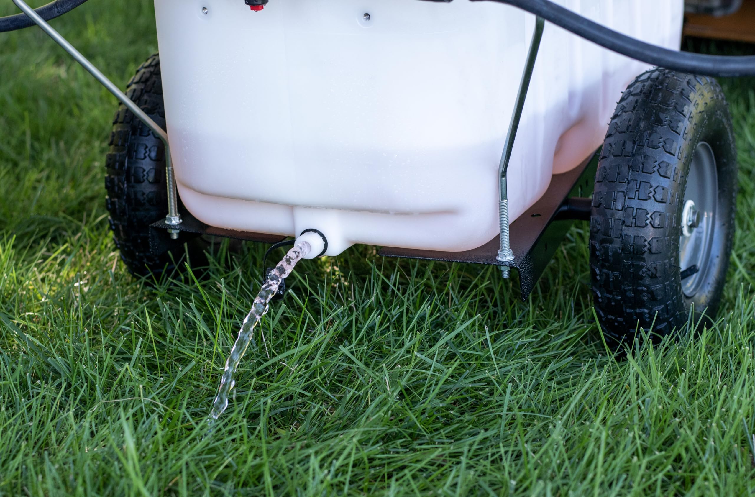 Tow-Behind Agri-Fab 45-0616 Sprayer with Boom and Spray Wand 25 - Gallon Capacity, 1.6 GPM, 100 PSI Pump