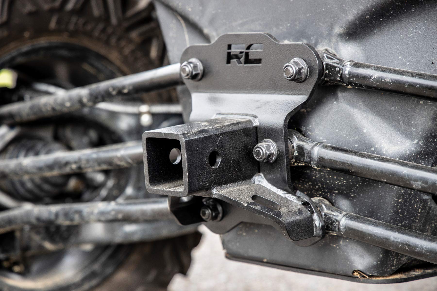 2" Receiver Hitch Plate Rough Country for Can-Am Maverick X3-97023